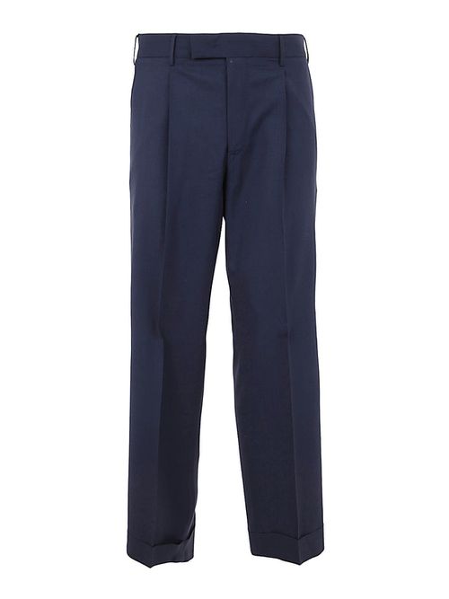 Stretched casual trousers