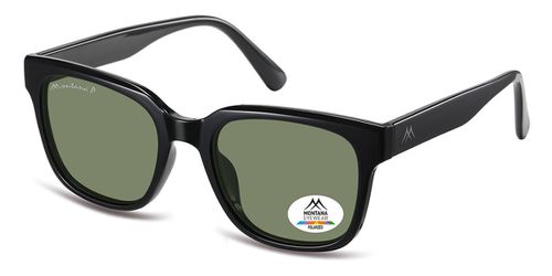Montana Eyewear MP54 Polarized MP54A Men's Sunglasses Black Size 53