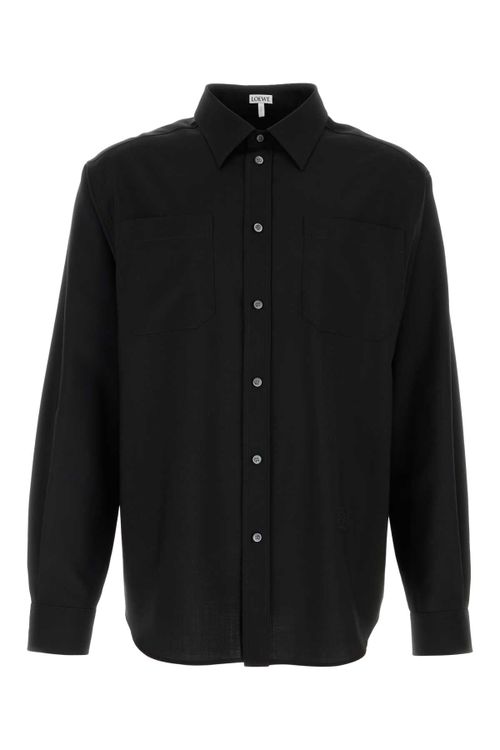 Wool Shirt — Black