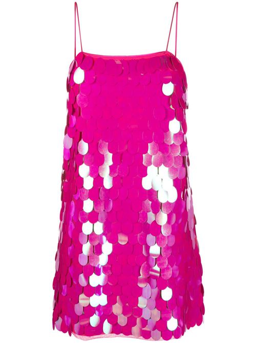 Sequined slip minidress - Pink