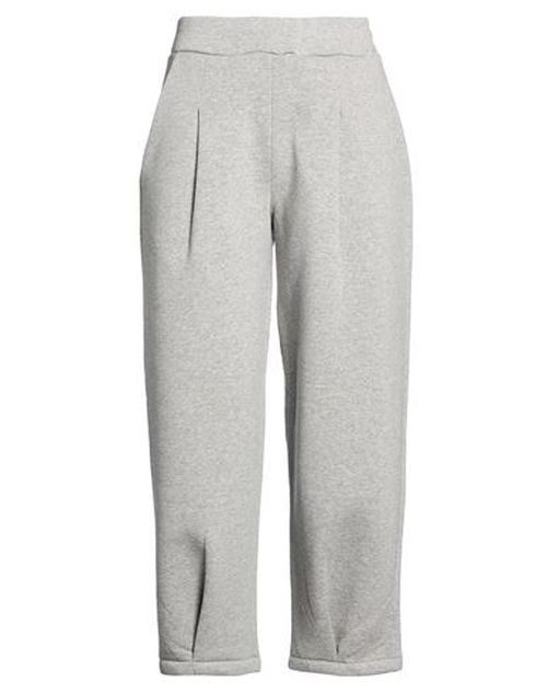 Woman Pants Grey Size M Cotton, Polyester