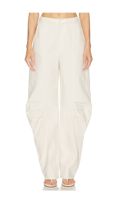 ROTATE Linen Suiting Pants in Beige. 32. Also