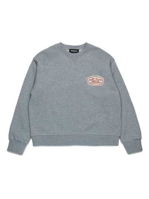 Logo-patch sweatshirt - Grey