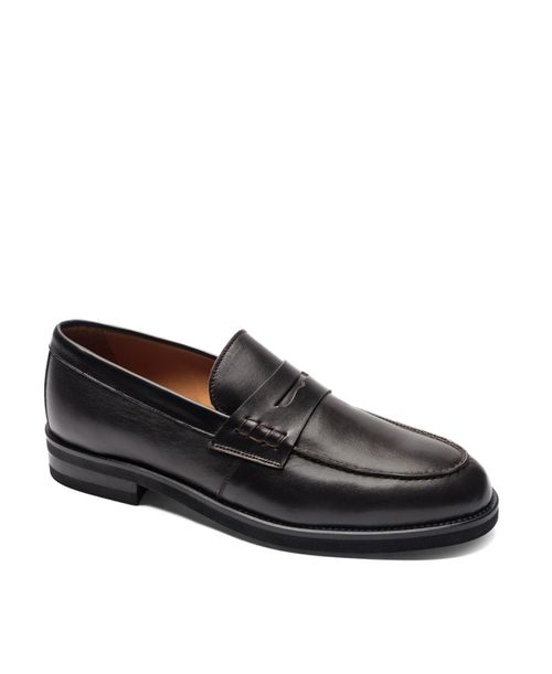 BRUNO MAGLI Men\'s Sz. 9.5M Rela Brown Leather Penny Loafer Dress Shoes Bruno Magli | Shoes | Bruno Magli Mens Sz 95m Rela Brown  main image 3