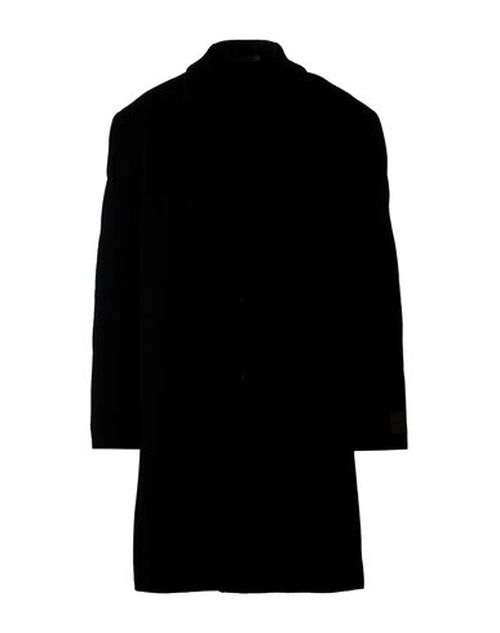 Man Coat Black Size 44 Recycled wool, Polyester