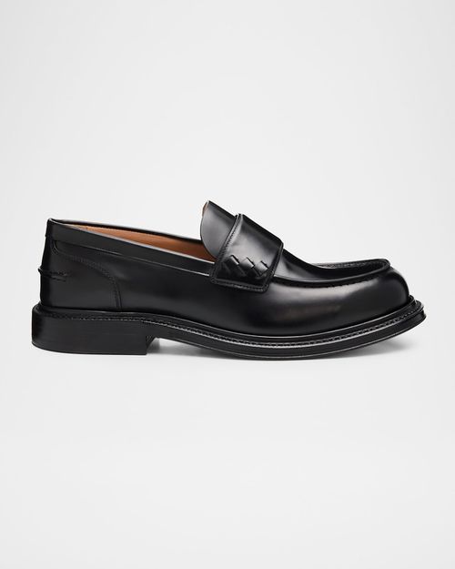 Men's Haddock Leather Penny Loafers