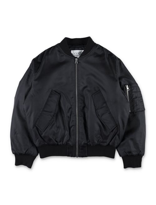 Girls Black Solid Jacket