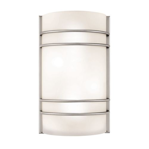 Access Artemis 2-Light Wall Sconce in Brushed Steel - 20416LEDDLP-BS/OP