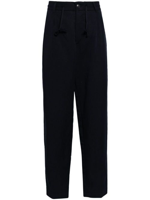 Tapered-leg trousers - Blue