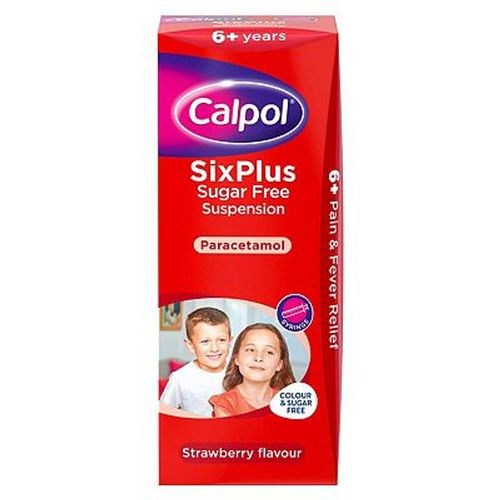 Calpol Six Plus Sugar Free Suspension - 200 ml