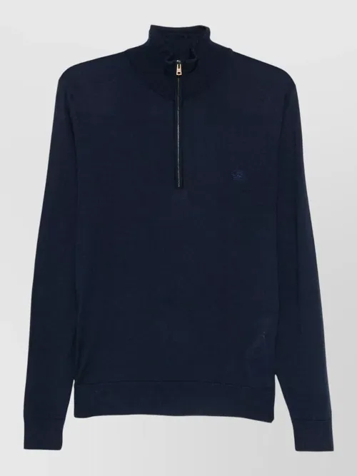Etro - fuji knit quarter zip sweater