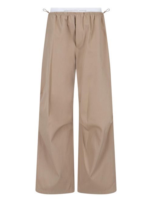 Stretch Cotton Trousers with Soft Lining