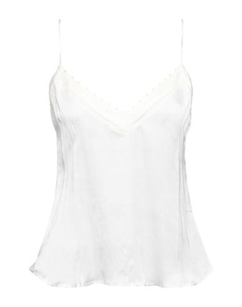 Woman Top White Size M Viscose