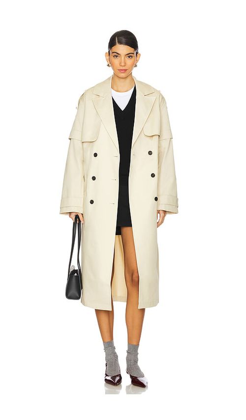 ALLSAINTS Clyde Trench in Ecru White. 10 also