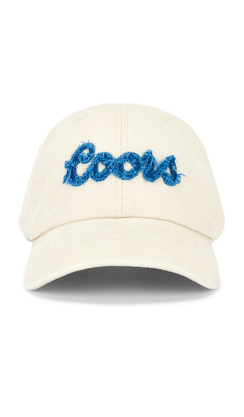 The Laundry Room Coors Denim Papa Cap in Bone. a