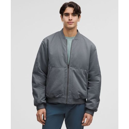 Lululemon – Men's Reversible Insulated Bomber Jacket – Color Grey