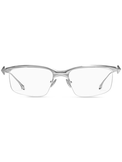 Kro 02 square-frame glasses - Silver