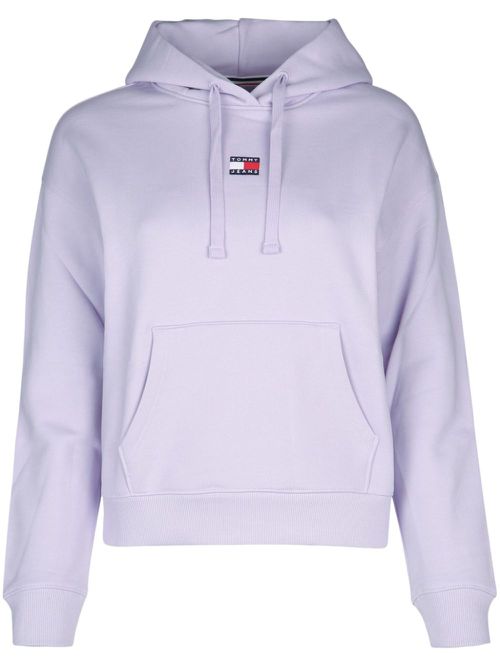 Logo-patch hoodie - Purple