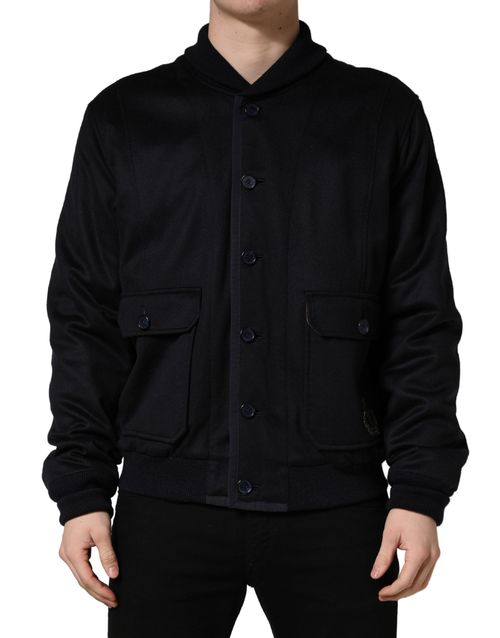 Cashmere Knitted Jacket — Black