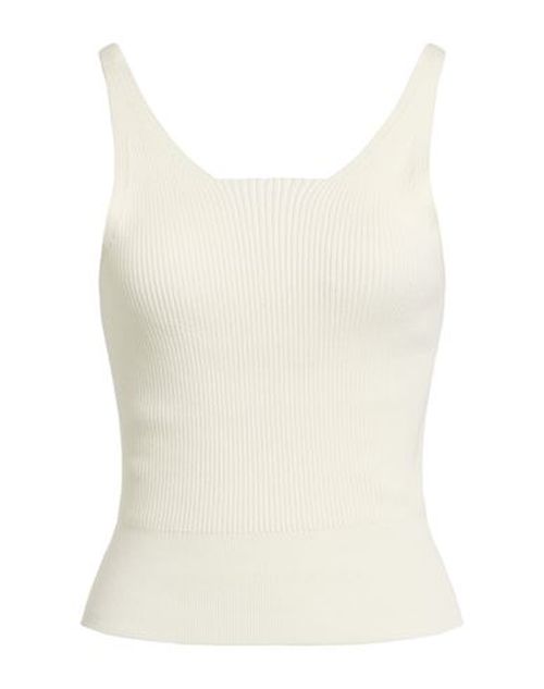 Woman Top Ivory Size S Viscose, Polybutylene