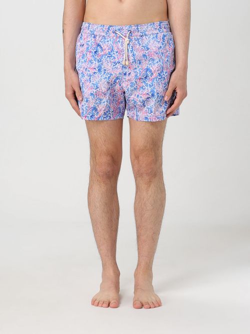 Swimsuit Men color Gnawed Blue
