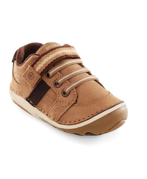 Toddler Boys SRTech Soft Motion Artie Leather Sneakers - Tan