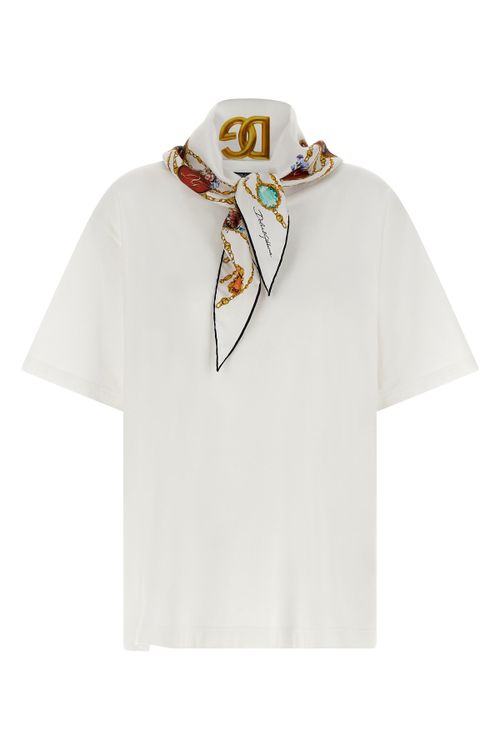 T-Shirt With Scarf