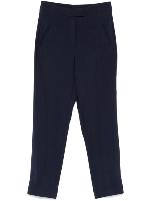 Fly-motif trousers - Blue