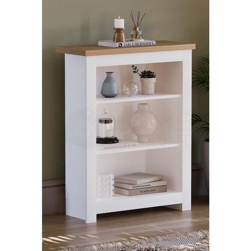 Vida Designs Arlington 3 Tier Bookcase Storage 750 x 590 x 230 mm