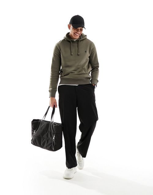 Overhead hoodie in khaki-Green