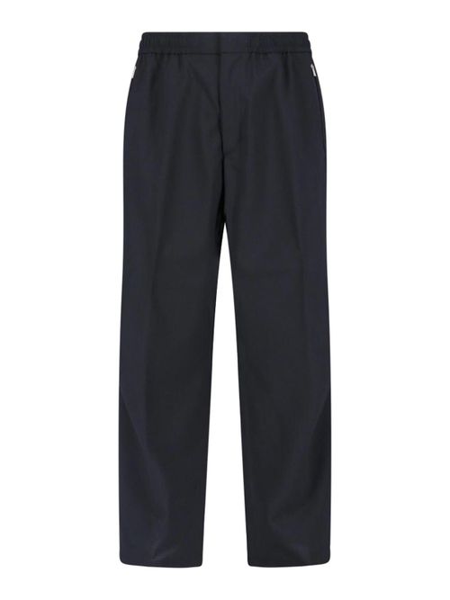 Wool blend trousers