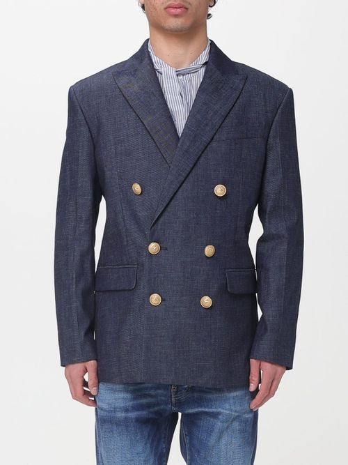 Jacket Men color Denim