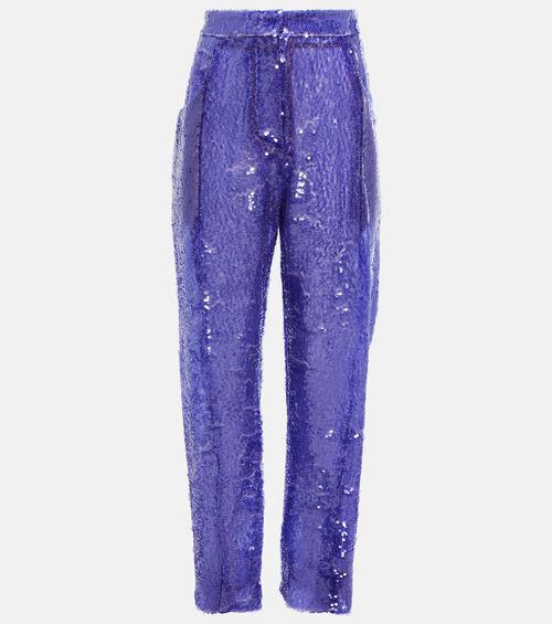 Blazé Milano Sorraia sequined wide-leg pants
