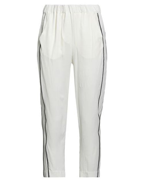 Woman Pants White Size 4 Cupro