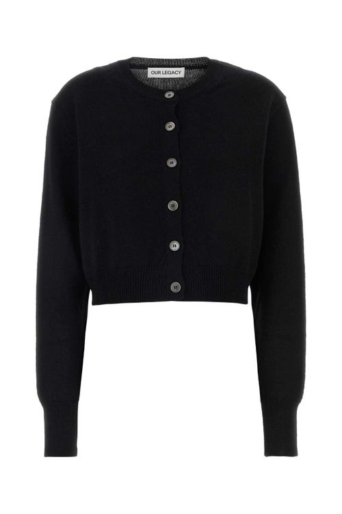 Micro Cardi Cardigan — Black