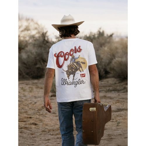 X Coors Faded T-Shirt in Marshmallow