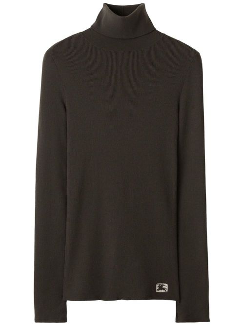 Equestrian Knight wool-blend roll-neck jumper - Green