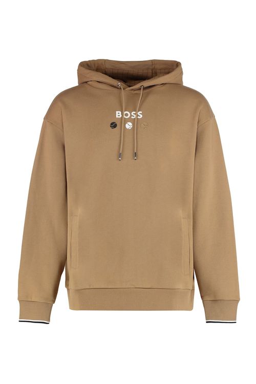 Hooded Sweatshirt Made Of Terry Cotton
