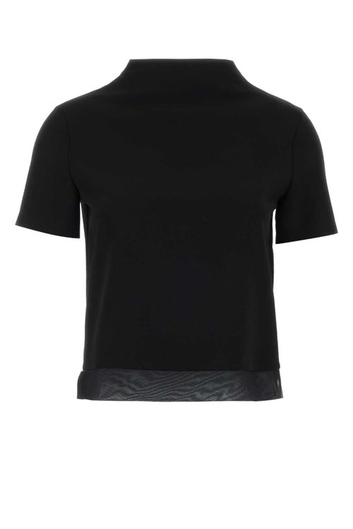 Virgin Wool Sweater — Black