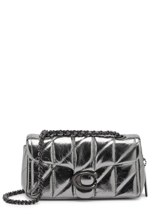 Tabby 20 Quilted Metallic-leather Shoulder bag