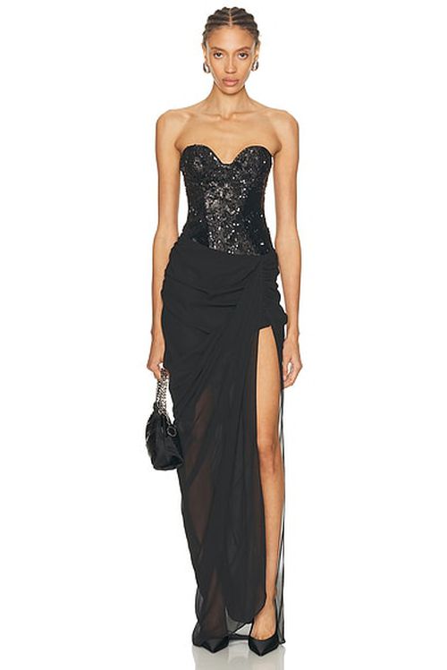 LPA Avella Gown in Black - Black. M also in L, S, XL