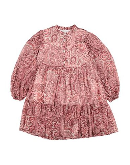 Kid Girl Kids' dress Coral Size 10 Polyester, Metallic Polyester