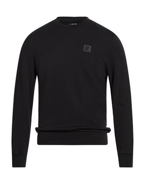 Man Sweatshirt Black Size XS Cotton