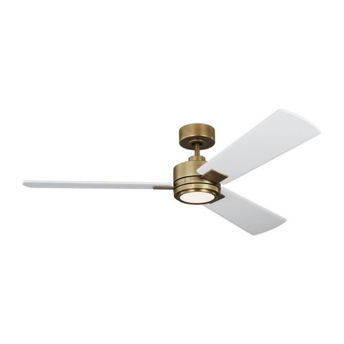 Hand Rubbed Antique Brass 56"Ceiling Fan from the Harris Collection