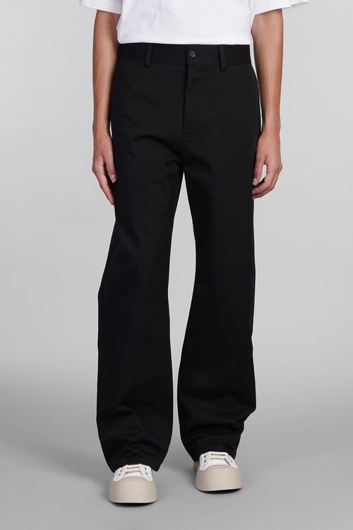Pants In Black Cotton