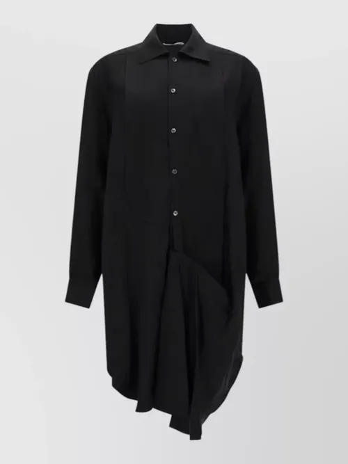 JW Anderson - tuxedo midi dress long sleeves asymmetric he