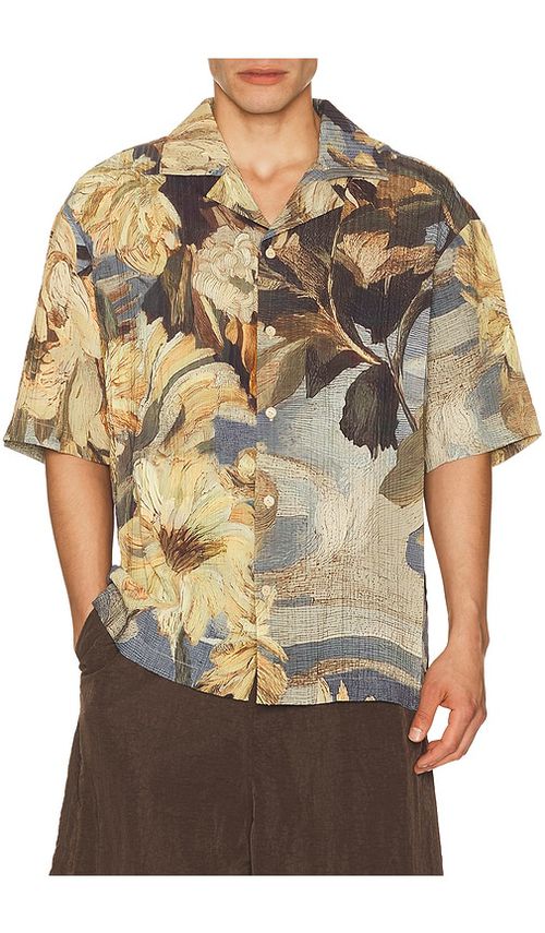 Cult Gaia Ros Shirt in Neutral. - M also in S, L, XL/1X