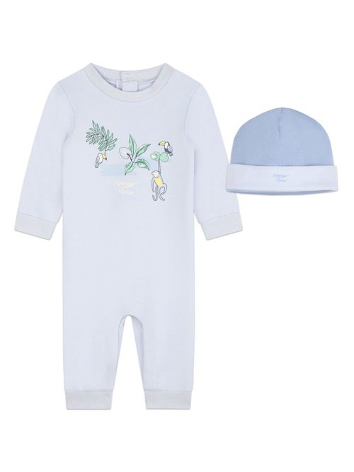 Organic cotton jumpsuit set - Blue