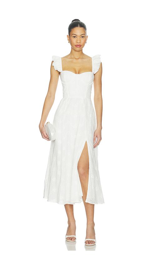 ASTR the Label Wedelia Dress in White. M. Also in L, S