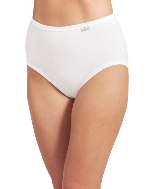 Women's Elance Full Coverage Briefs, 6-Pack Set - Diamond White